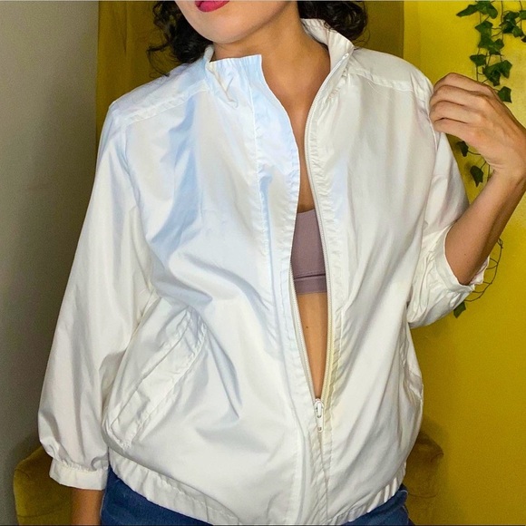 Banana Republic Jackets & Blazers - Banana Republic Light Windbreaker jacket in white